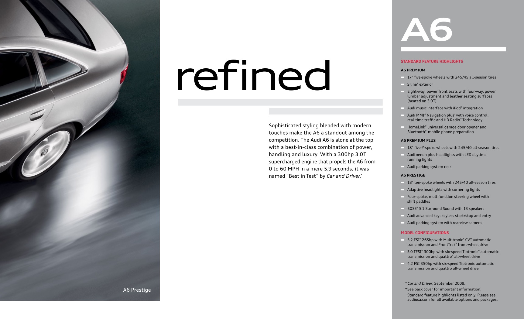 2011 Audi Brochure Page 8
